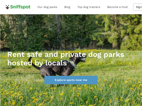 'sniffspot.com' screenshot