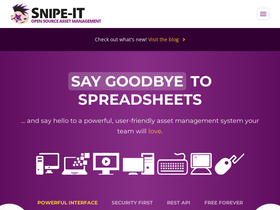 'snipeitapp.com' screenshot