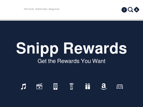 'snipprewards.com' screenshot