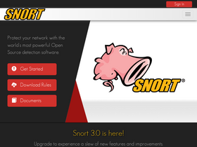 'snort.org' screenshot