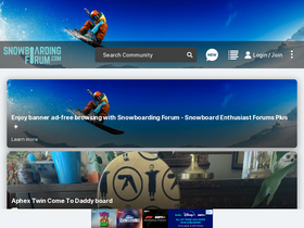'snowboardingforum.com' screenshot