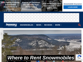'snowmobile.com' screenshot