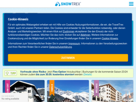 'snowtrex.de' screenshot