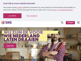'snsbank.nl' screenshot