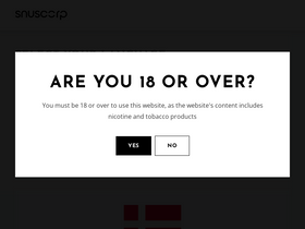 'snuscorp.com' screenshot