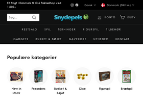 'snydepels.dk' screenshot