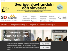 'so-rummet.se' screenshot