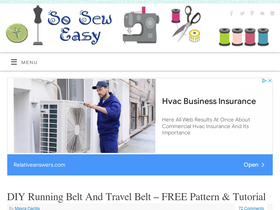 'so-sew-easy.com' screenshot