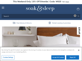 'soakandsleep.com' screenshot