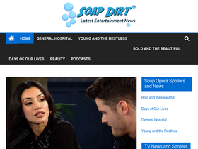 'soapdirt.com' screenshot