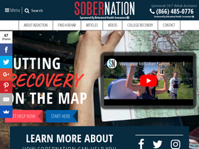 'sobernation.com' screenshot