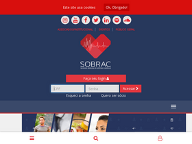 'sobrac.org' screenshot