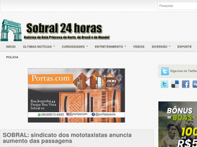 'sobral24horas.com' screenshot