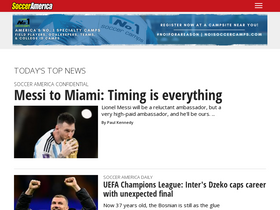 'socceramerica.com' screenshot