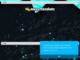 'soccerfandom.com' screenshot
