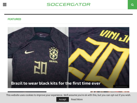'soccergator.io' screenshot