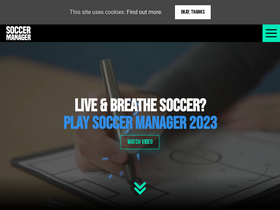 'soccermanager.com' screenshot