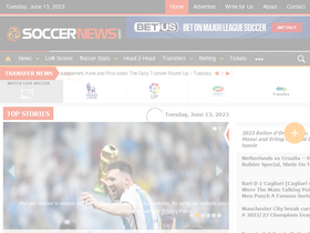 'soccernews.com' screenshot