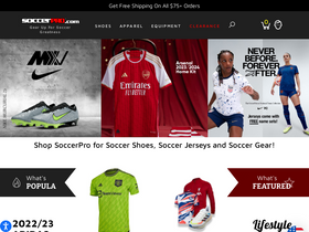 'soccerpro.com' screenshot