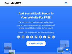 'sociablekit.com' screenshot