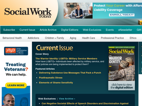 'socialworktoday.com' screenshot