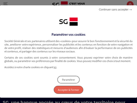 'societegenerale.fr' screenshot