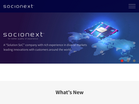 'socionext.com' screenshot