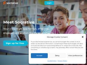 'socrative.com' screenshot