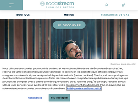 'sodastream.fr' screenshot