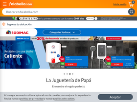'sodimac.com.pe' screenshot