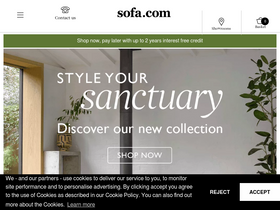 'sofa.com' screenshot
