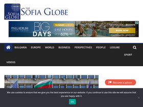 'sofiaglobe.com' screenshot