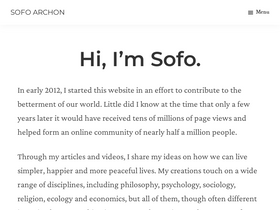 'sofoarchon.com' screenshot