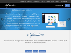 'softaculous.com' screenshot