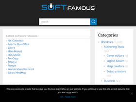 'softfamous.com' screenshot