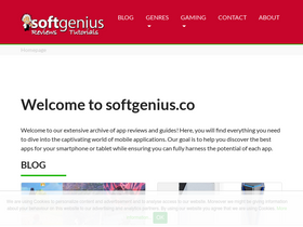 'softgenius.co' screenshot
