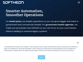 'softheon.com' screenshot