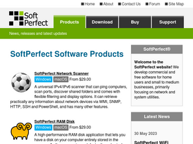 'softperfect.com' screenshot