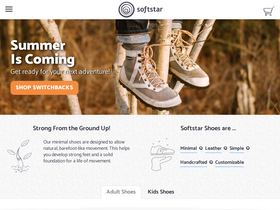 'softstarshoes.com' screenshot