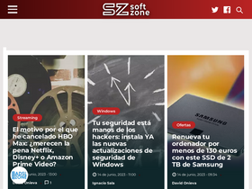 'softzone.es' screenshot