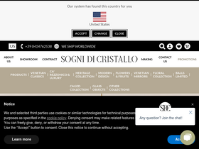'sognidicristallo.com' screenshot