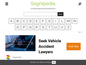 'sognipedia.it' screenshot