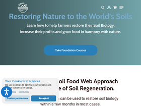 'soilfoodweb.com' screenshot