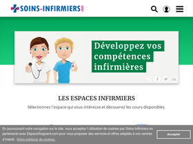'soins-infirmiers.com' screenshot