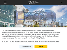 'solarturbines.com' screenshot