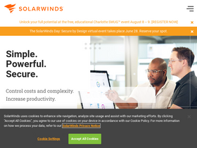 'solarwinds.com' screenshot
