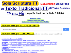 'solascriptura-tt.org' screenshot