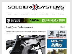 'soldiersystems.net' screenshot
