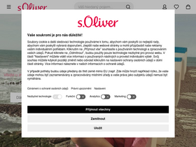 'soliver.cz' screenshot