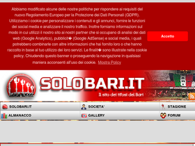 'solobari.it' screenshot